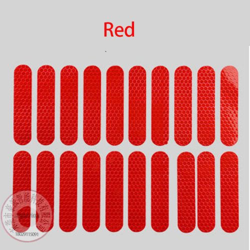 Segway Ninebot Max G30 fényvisszaverő matrica - piros