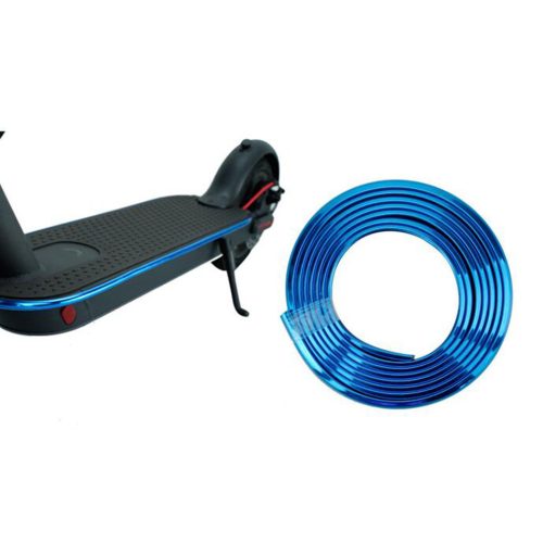Fényes rollervédő gumi - kék