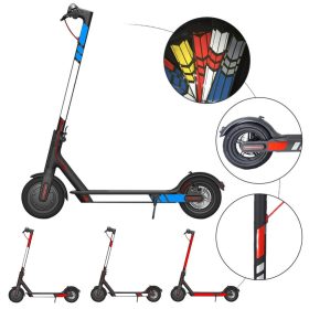 Fényvisszaverő matrica Xiaomi rollerekre - ezüst-kék